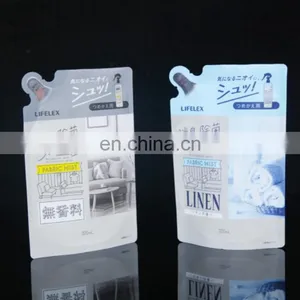 Custom Print Foil Packaging Stand up Pouch With Cap Reusable Shampoo Spout Pouch thumbnail-1