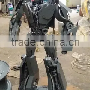 Iron Sculpture Sentinel Prime Cast Iron Western Decor thumbnail-6
