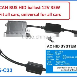 Super CANBUS HID Ballast 12V 35W (HX35-C33) With 18months Warranty, Fit All Cars, Universal Canbus Hid Ballast thumbnail-1