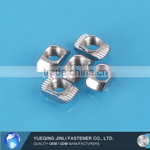 M3 M4 M5 Hammer Nut For 20 Series Aluminum Connector Nickel Plated Carbon Steel thumbnail-1