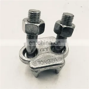 OEM Manufacturer Custom Service Alloy Steel Forged With Heat Treatment Wire Rope Clip Malleable Clamp thumbnail-3