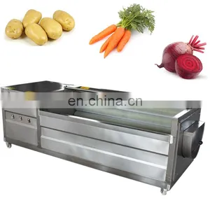 SUS304 Root Vegetable/Round Fruit/Potato/Carrot/Cassava/Taro/Sweet Potato Washing/Washer/Peeling/Peeler Machine for Factory thumbnail-2