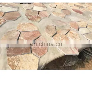 Cheap Price Rusty Flagstone, Crazy Stone Tile thumbnail-1