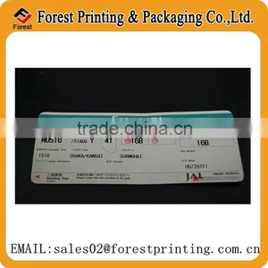 Thermal Cardboard Air Ticket ,cheap Flight Ticket Printing thumbnail-1