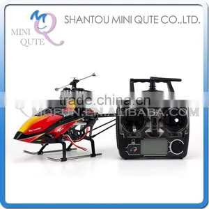 Mini Qute RC Remote Control Flying 4 Channel Single Paddle Helicopter Quadcopter Educational Electronic Toy NO.V913 thumbnail-1