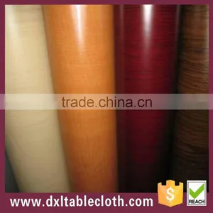 Simulate Wood Grain Decoration PVC Film thumbnail-1