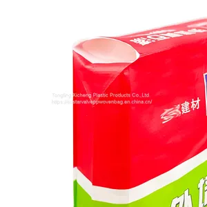 PP Woven 20kg Tile Adhesive Valve Bag Gympsum Powder Bag thumbnail-1