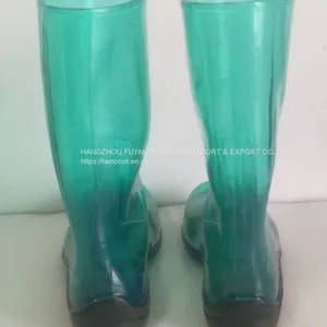 Transparent Women Rain Boots,Fashion Transparent Ladies Boots,Transparent Lady Boots,Female Rain Boots thumbnail-2