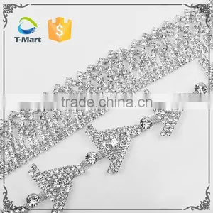 Wholesale Crystal Rhinestone Fashion Jewelry Jeans Chain thumbnail-2