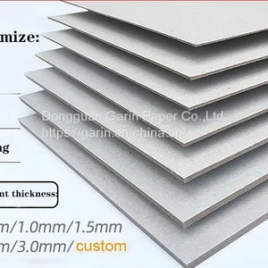 300gsm 350gsm Grey Uncoated Paper Board UCNB thumbnail-3