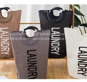 Customizable Color Rectangular Laundry Hamper With Wheels Easy-to-Operate Polyester Design for Home Bathroom Packed in Carton thumbnail-5