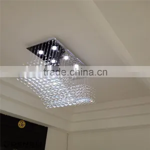 Modern Crystal Chandelier Pendant Light for Hotel Home Villa thumbnail-1
