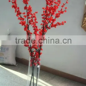 High Imitation Artificial Rose Color Peach Flower Tree /Branch for Indoor/outdoor Decoration thumbnail-1