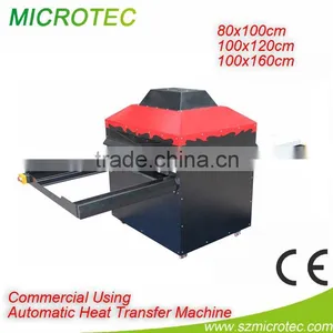 Pneumatic Large Format 80x100cm,100x120cm, 100x160cm Wholesale t Shirt Heat Transfer Machine thumbnail-2