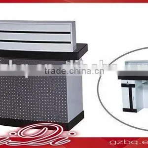 Beiqi Newest Wooden Desk Fitting Retail Checkout Counters Downtown Office Reception for Sale thumbnail-1