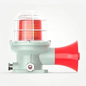 Solar Explosion-proof Aviation Obstacle Warning Flashing Light, Medium-intensity Gps, High-altitude Warning Horn for Blast Furnace Gas thumbnail-3