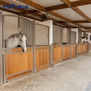 Outdoor Heavy Duty Portable Modular Horse Stable Panels Customizable Design High Style 3D Modeling Farm Use thumbnail-2