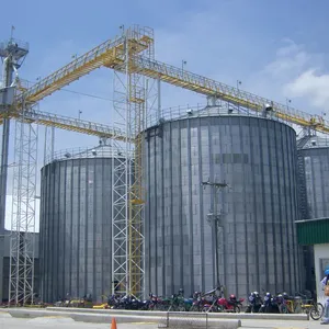 Heavy Duty Galvanized Steel Grain Silo for Farm Storage and Agricultural Processing thumbnail-1
