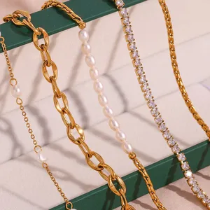 Stainless Steel Necklace Supplier, 304, 18 Inch, Lead Free, 1 Year Warranty Against Tarnish, Bulk Discount for Wholesale thumbnail-2