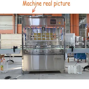 MO-Qdmdch High Accuracy Flow Meter Control Oil Filling Machine Automatic 4 Nozzle Sunflower Olive Oil Filling Capping Machine thumbnail-1
