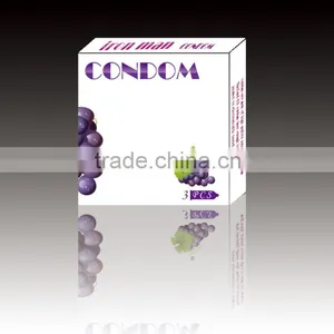 Sex Product Natural Latex Condoms OEM Condoms Male Condoms 3pcs and Different Styles thumbnail-1