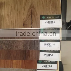 Indoor Wood Grain Click Plank Vinyl WPC Flooring thumbnail-1
