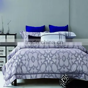 SATIN/YARN-DYED JACQUARD DUVET COVER thumbnail-1