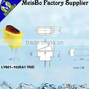 ON-OFF Mini Lighted Rocker Switch With Two Pins thumbnail-1