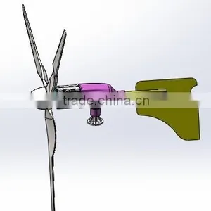 2015 Hot Sale Richuan Permanent Magnetic Generator ! AC 3-Phase Mini Wind Power Generator 300w thumbnail-4