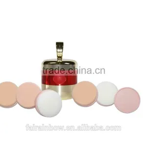 Cosmetic Make up Powder Puff With Handle thumbnail-1