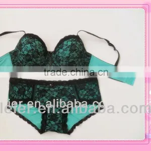 Lace/Micro Plus Size Bra&Underwear Set Real Underwear thumbnail-1