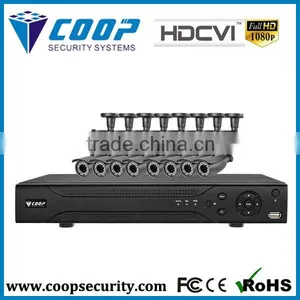 CCTV Camera System Outdoor HD-CVI 16 Channel 1080P CMS Real Time CCTV Bullet Camera Kit thumbnail-1