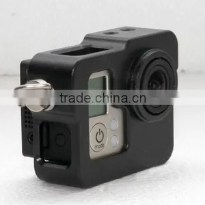 Black Aluminium Alloy Multifunction Protective Case Cover Skin for Camera thumbnail-1