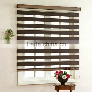 Blackout Fabric Zebra Roller Blinds From China thumbnail-2
