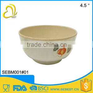 ODM and OEM Cutom Logo 4.5" Rice Bowl Bamboo Products Wholesale thumbnail-1