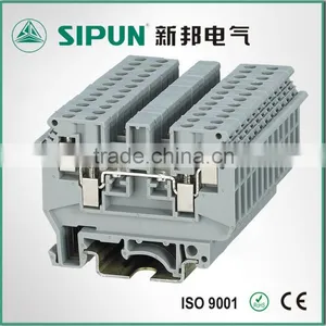 UK4 Sqmm Double Inlet Double Outlet Terminal Blocks thumbnail-1