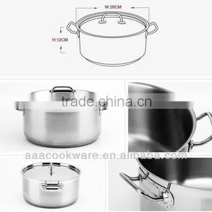 High Quality Promotion Items Stainless Steel Kitchenware With Stainless Steel Lid thumbnail-4