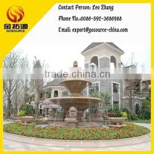 Lion Large Stone Water Fountain thumbnail-1