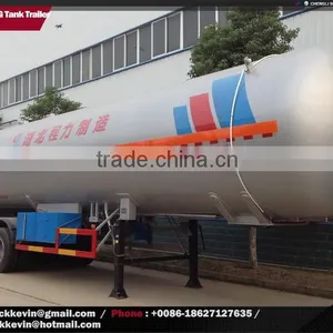 3 Axles 50m3 LPG Gas Tank Trailer thumbnail-3