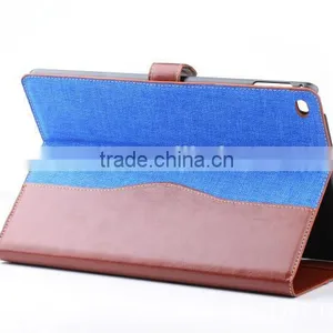 Genuine PU Leather Flip Stand Smart Cover For IPad Air 2 IPad 6 With Button Close thumbnail-4