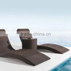 Cheap Wicker Outdoor Sunbed/sunbed/rattan Sunbed(DH-9569) thumbnail-1