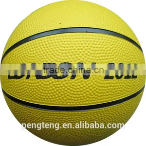 Solid Yellow Basketball Balls Size 7, Yellow Basketball for Training thumbnail-1
