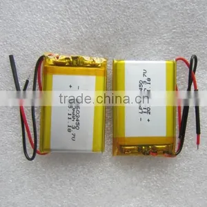 Rechargeable Li-polymer Battery 603450 1100mAh 3.7V With PCM and Wires Quality Choice thumbnail-2