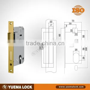 50555 Brass Panel Lock Mortise Lock thumbnail-3