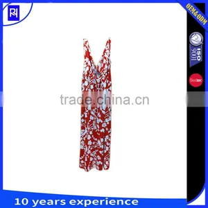 Trailing Flower Print Jersey Maxi Dress thumbnail-1