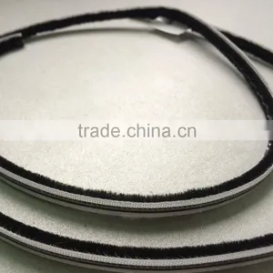 High Quality Wool Pile Weather Strip,Black Silicon Wool Pile thumbnail-1
