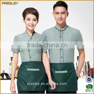 Fashion Restaurant Hotel Customized Waitress and Waiter Uniform Design thumbnail-4