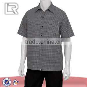 Chef Uniform Black and White Check Shirt thumbnail-1