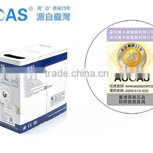 Best Selling 305m 100m ROHS Computer Outdoor UTP White Cat5e Ethernet Cable thumbnail-2