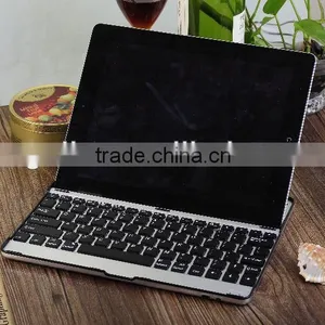 2013 Aluminum Alloy Case With Bluetooth Keyboard for Ipad thumbnail-1